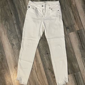 KanCan distressed hem skinny jeans